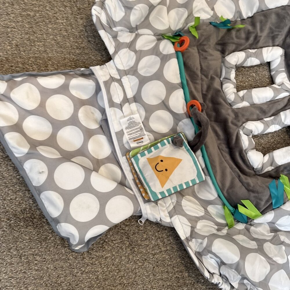 Boppy Preferred Shopping Cart & High Chair Cover Polka DotsPrint Baby Seat Cover - Picture 2 of 8